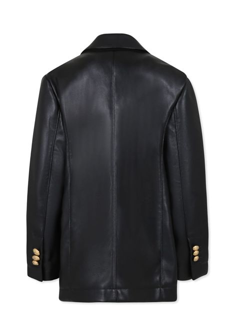 Blazer in pelle sintetica BALMAIN KIDS | BW2P94 A0165930OR